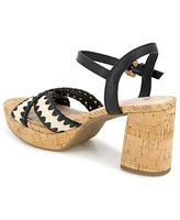 Kenneth Cole Reaction Women's Reeva Raffia Platform Dress Sandals