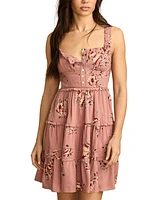 Lucky Brand Women's Tiered Corset Mini Dress