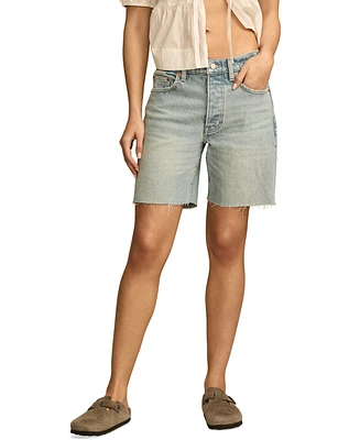 Lucky Brand Women's 90s Loose-Fit Denim Shorts