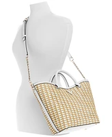 Guess Atalia Large Raffia Crossbody Tote