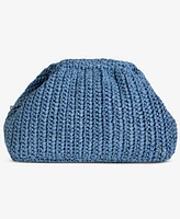 On 34th Crochet Small Woven Clutch Crossbody with Rhinestones, Exclusively at Macy's