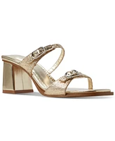 Aldo Women's Maymay Buckle Double Band Block-Heel Slide Sandals