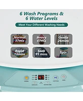 8lbs Portable Fully Automatic Washing Machine with Drain Pump