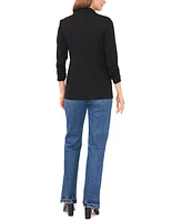 Vince Camuto Women's Ruched-Sleeve Ponte Blazer
