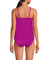 Lands' End Women's Tulip Hem Tankini Top