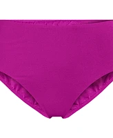 Lands' End Women's Mid Rise Bikini Bottoms