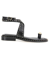 Kenneth Cole New York Women's Ravenn Square Toe Flat Sandals