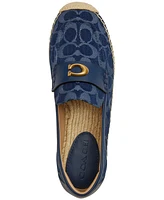 Coach Women's Camilla Logo Espadrille Flat Loafers