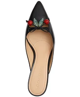 Coach Women's Runway Embellished Bow-Trim Mules