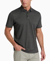 Kenneth Cole Men's Slim-Fit Two-Toned Textured-Knit Polo Shirt