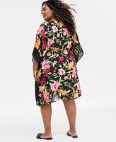 Jm Collection Plus Floral-Printed Dress, Exclusively at Macy's
