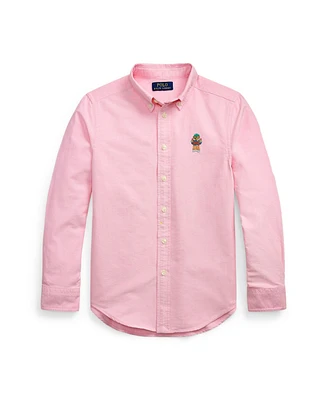 Polo Ralph Lauren Big Boys Bear Oxford Shirt