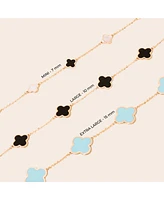 The Lovery Mini Gold Clover Necklace 14K Gold