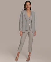 Donna Karan New York Women's Button-Front Sweater Jacket