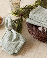 Design Imports Sprig Dobby Stripe Napkin, Set of 6