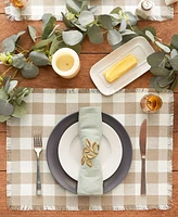 Design Imports Heavyweight Fringe Placemat, Set of 6