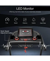 2.25HP Electric Running Machine Treadmill with Speaker and App Control