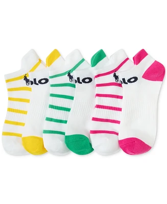 Polo Ralph Lauren Women's 6-Pk. Striped Logo Low-Cut Socks 727994PK2