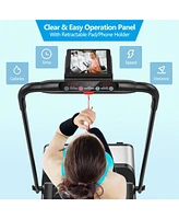 Ultra-thin Electric Folding Motorized Treadmill with Lcd Monitor Low Noise