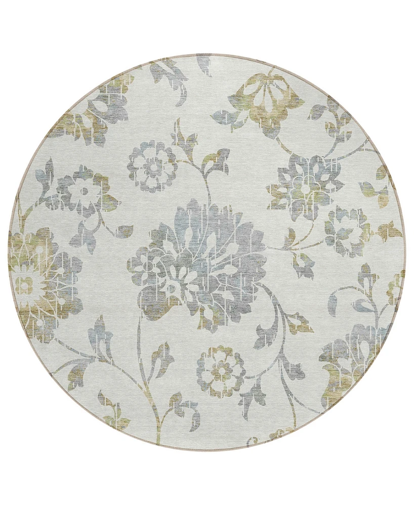 Addison Chantille Machine Washable ACN856 8'x8' Round Area Rug