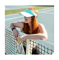 Women's Adjustable Band Sport Visor - Light Blue