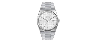 Invicta Men's 48393 Speedway Quartz 3 Hand Silver Dial Watch