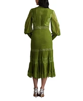 Tadashi Shoji Women's Nyssa Bishop Sleeve Dress