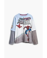 Desigual Boys's Combined Spiderman T-shirt