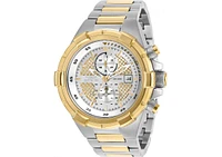 Invicta Men's 28120 Aviator Quartz Multifunction Silver, Gold Dial Watch