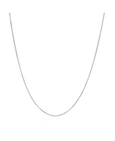 The Lovery Box Chain Necklace 14K White Gold