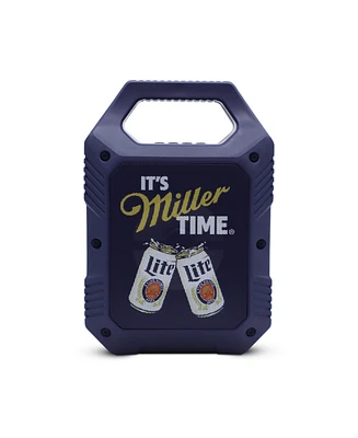 Miller Lite Mini Party Speaker with Led Lights and Fm Radio