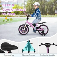 Kids Sport Bike for Ages 4-8 Years Old Adjustable Handlebar and Saddle for Comfortable Riding