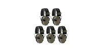 Walker's Razor Slim Electronic Shooting Muffs 5-Pack, Flat Dark Earth Fde