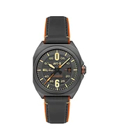 Avi-8 Men's Bell X-1 Machbuster Automatic Rubber and Leather Strap Watch