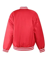 Hype and Vice Women's Crimson Alabama Tide A-Game Varsity Full-Snap Jacket