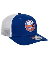 New Era Men's Royal/White New York Islanders Core Trucker 9SEVENTY Stretch-Snap Hat