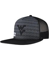 Legacy Athletic Men's Charcoal West Virginia Mountaineers Built on Bravery Shadow Snapback Hat