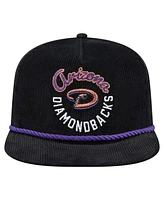 New Era Men's Black Arizona Diamondbacks Full Circle Corduroy Golfer Adjustable Hat