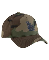 New Era Men's Camo Los Angeles Dodgers Woodland Team Pop 9FORTY A-Frame Adjustable Hat