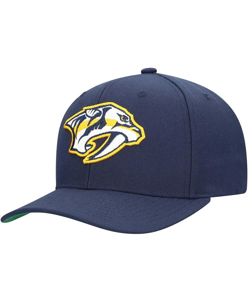 Mitchell & Ness Men's Navy Nashville Predators Core Team Ground Pro Adjustable Hat