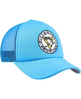 Mitchell & Ness Big Boys and Girls Light Blue Pittsburgh Penguins Core Trucker Adjustable Hat