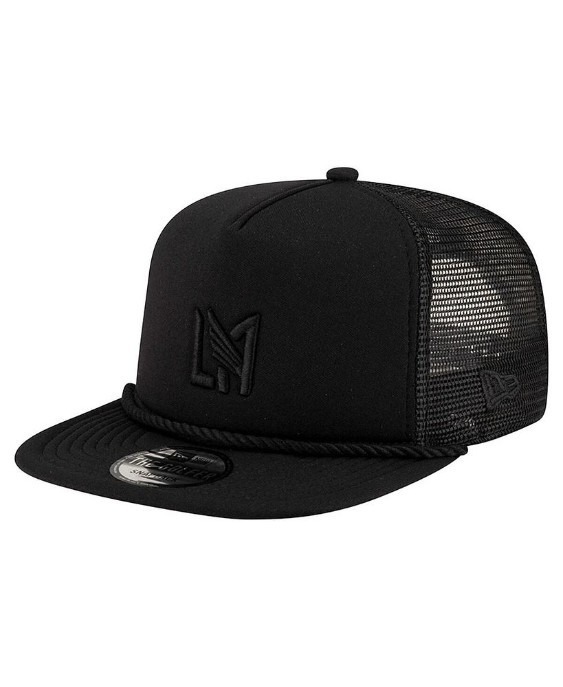 New Era Men's Black Lafc Tone Golfer Snapback Hat