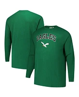 Fanatics Men's Kelly Green Philadelphia Eagles Big Tall Thermal Long Sleeve T-Shirt