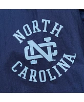 Mitchell & Ness Men's Navy North Carolina Tar Heels Anorak Vintage Logo Half-Zip Hoodie Jacket