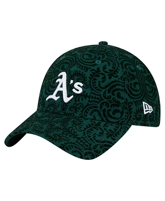 New Era Women's Green Athletics Flair 9TWENTY Adjustable Hat