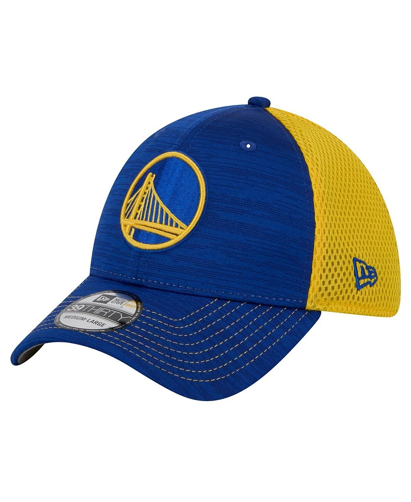 New Era Men's Royal Golden State Warriors Active Tech Neo Flex 39THIRTY Hat