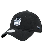 New Era Women's Black Chicago Cubs Glitz 9TWENTY Adjustable Hat