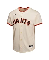 Nike Big Boys and Girls Cream San Francisco Giants Home Game Jersey