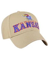 '47 Brand Men's Khaki Kansas Jayhawks Powell Mvp Adjustable Hat