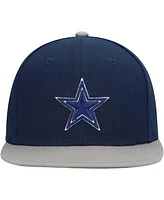 Mitchell & Ness Big Boys and Girls Navy/Silver Dallas Cowboys Two-Tone Snapback Hat